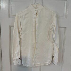 Women's English Riding Hunt Show Shirt, sz 8, Fair Condition